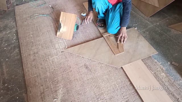 Sunmica & veener को diamond shape में कैसे लगाया जाता है ?how to fix veneer// laminate cross figer смотреть онлайн