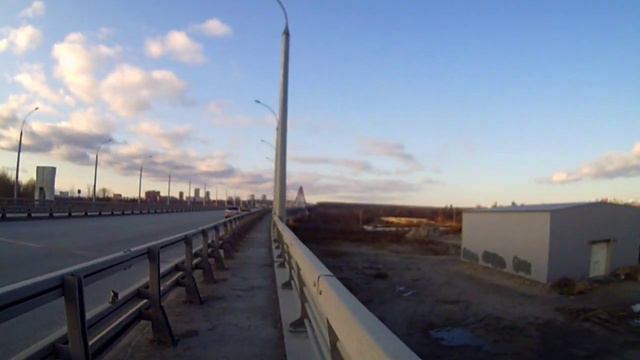 Бег в Новосибирске.Октябрьский и Бугринский мост.Обь.Спорт.Активный отдых. смотреть онлайн
