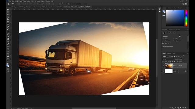 How to Straighten a Crooked Image in Adobe Photoshop 2023 (fast tutorial) смотреть онлайн