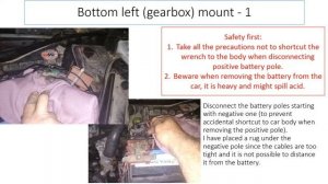 Renault Grand Scenic F4R 2.0 petrol engine mounts replacement - опоры двигателя