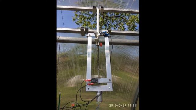 Автомат открытия форточки парника. смотреть онлайн