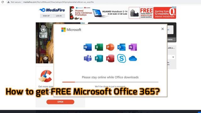 How To Install And Activate Microsoft Office 365 For Free - 100% Working