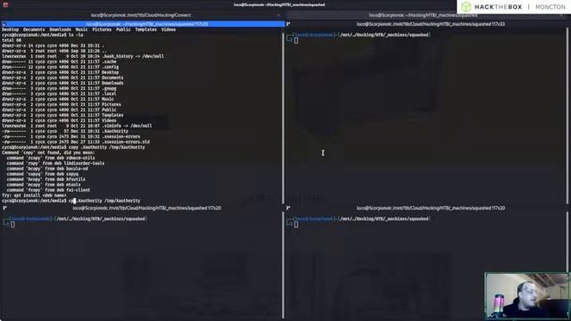 HackTheBox Meetup - Moncton:: Squashed walkthrough смотреть онлайн