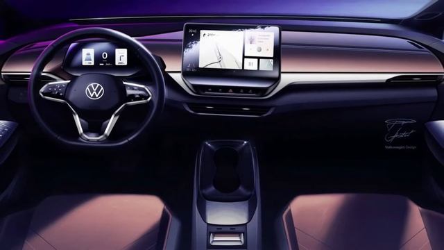 Новый 2021 VW ID.4 SUV - первый взгляд, интерьер, экстерьер смотреть онлайн