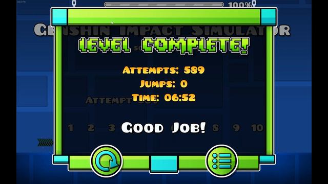 Geometry Dash Genshin Impact Simulator lol смотреть онлайн
