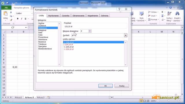 8. Microsoft Excel 2007/2010 - formatowanie komórek. смотреть онлайн