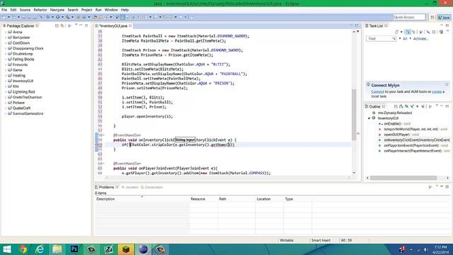 Plugin Tutorial *GUI MENU* - Bukkit Minecraft смотреть онлайн
