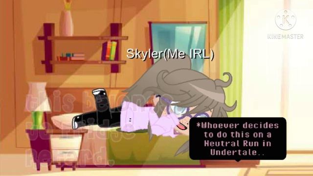 a note to whoever plays Undertale and does a Neutral Route with only killing Papyrus- смотреть онлайн