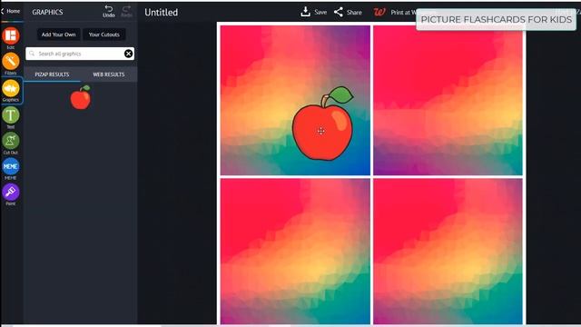 piZap's Quick Photo Editing Tutorial: Picture Flashcards for Kids смотреть онлайн