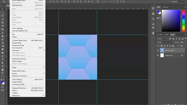 создание бесшовной текстуры в Photoshop смотреть онлайн