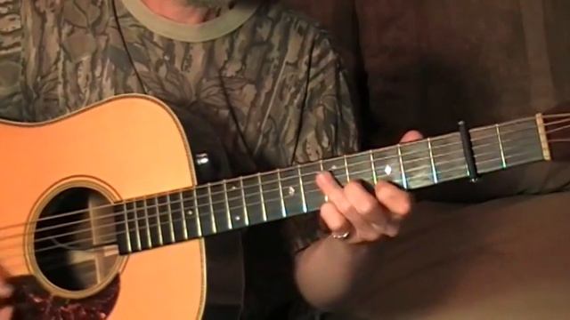 Tony Rice Gold Rush lesson BUNCH of Rice licks and endings at the end смотреть онлайн