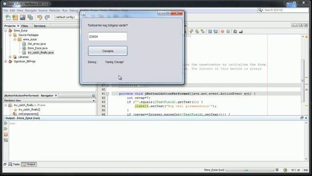 Java Gui Eğitim Seti Ders 17 - try catch finally Temel java смотреть онлайн