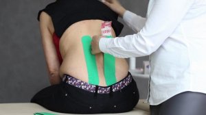 Тейпирование поясничного отдела. Кинезио тейпирование. Специалист: Вера Соболевская.