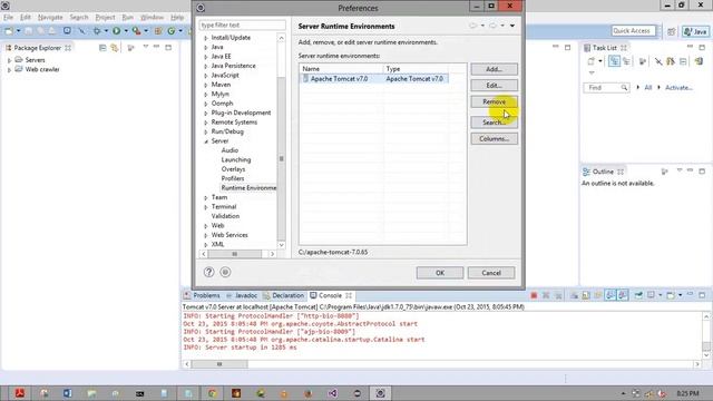 How to setup tomcat 7 server with eclipse in 2 minutes смотреть онлайн