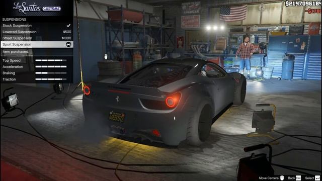 GTA V FERRARI ITALIA 458 LIBERTY WALK CAR MOD смотреть онлайн