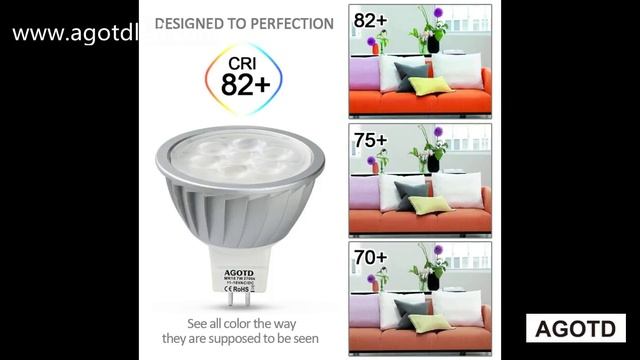 AGOTD GU5,3 MR16 LED LAMPEN 12V 7W 50W смотреть онлайн