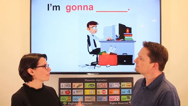 Pronunciations of GONNA in American English смотреть онлайн