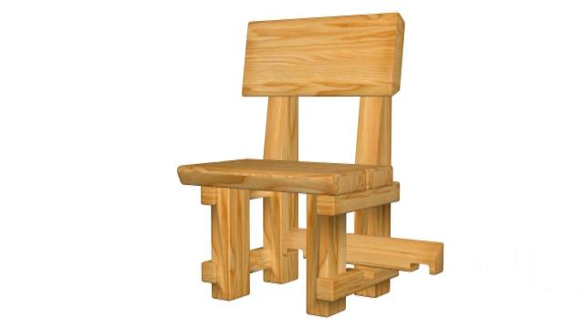 Как сделать стул для дачи самому. Схема сборки. смотреть онлайн