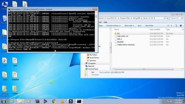 MongoDB connection and Solution of dbpath error смотреть онлайн