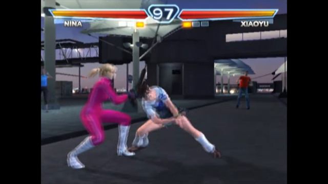 Tekken 4 - Paul, Nina vs. Hwoarang, Xiaoyu, Jin FT3 смотреть онлайн