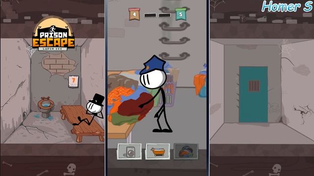 Prison Escape: Stickman Story - Walkthrough, puzzle, conundrum, jigsaw - Games for iOS and Android. смотреть онлайн