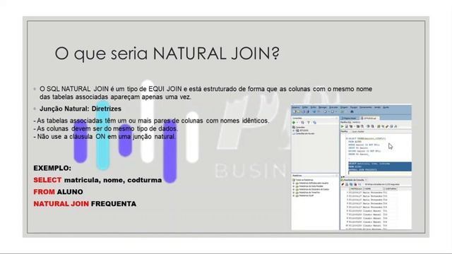 O QUE É NATURAL JOIN? смотреть онлайн