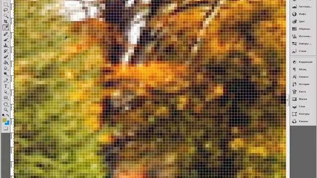 Уроки по фотошоп. Что такое пиксель? смотреть онлайн