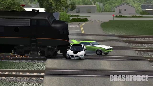 Crazy Train Accidents #1 - BeamNG drive смотреть онлайн