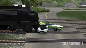 Crazy Train Accidents #1 - BeamNG drive