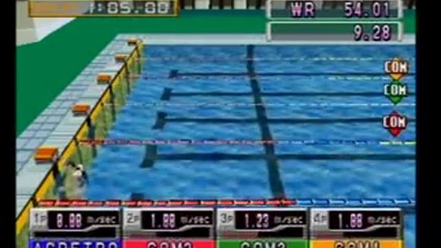 International Track & Field on steroids! 100m Free Style смотреть онлайн