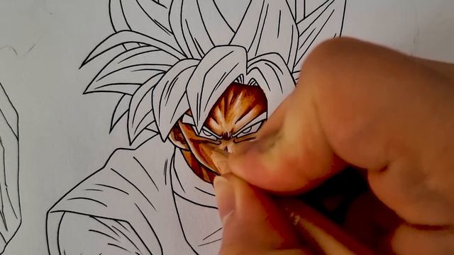 Drawing Goku Black Rose Unforseen Darkness | Redraw fan's Drawing смотреть онлайн