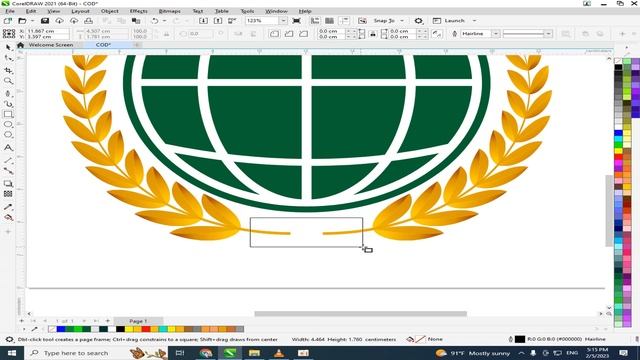 CorelDraw 2021 How to create Logo #14 смотреть онлайн