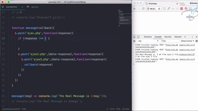 ECMAScript 6 Tutorials - Promises #12 смотреть онлайн