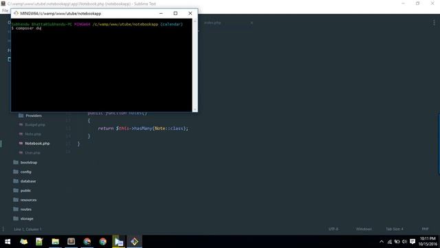 Composer with Laravel смотреть онлайн