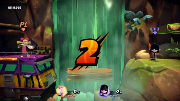 Nickelodeon All-Star Brawl  (Arcade Mode - Very Hard) Helga Gameplay