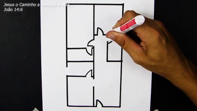 Como Desenhar Planta Baixa 6x11 com 2 Quartos no Autocad смотреть онлайн