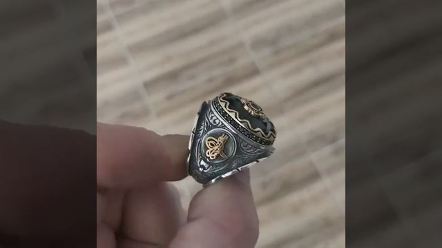 Османская тугра гравировка на серебре кольца ручной работы смотреть онлайн