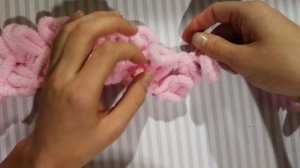 Подушка из Ализе Пуффи туториал для новичков вязание руками для начинающих