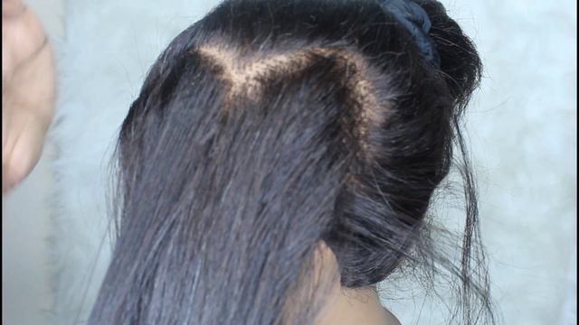 HOW TO MAKE A HEART IN HAIR| VALENTINE'S HEART DESIGN | DIY HEART | AYEECOURT смотреть онлайн