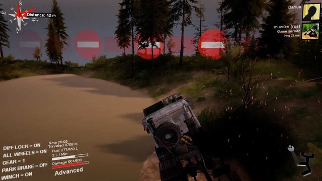 SpinTires Карта "After a hard path 6" тест смотреть онлайн
