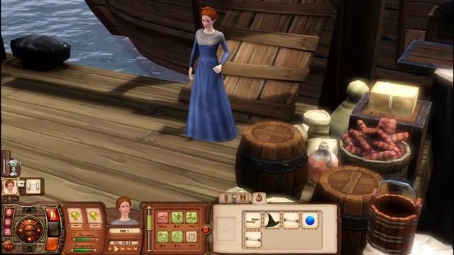 Lat`s Play The Sims: " Средневековье: Пираты и Знать"| серия 4 " Легенда о говорящей лягушке" смотреть онлайн