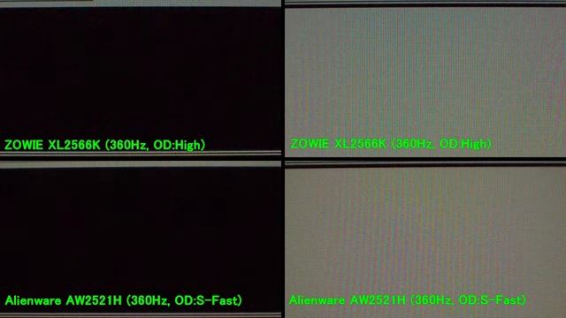 ZOWIE XL2566K OD:Custom 応答速度比較 ブラック/ホワイト vs IPS液晶 (5760FPS) смотреть онлайн