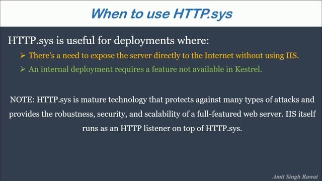 Part 65. HTTP.sys web server implementation in ASP NET Core MVC. | ASPNETCORE Hosting Models | смотреть онлайн