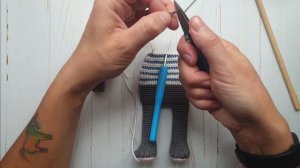 Коала крючком. 2 часть. Вяжем тело и крепление для головы