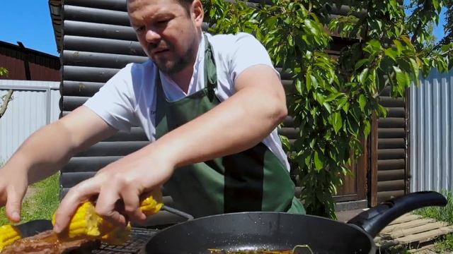 Как приготовить стейк Рибай!! Фирменный рецепт стейка Рибай!!! смотреть онлайн