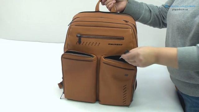 Обзор рюкзака для ноутбука Piquadro NABUCCO/Tobacco CA5341S110_CU смотреть онлайн