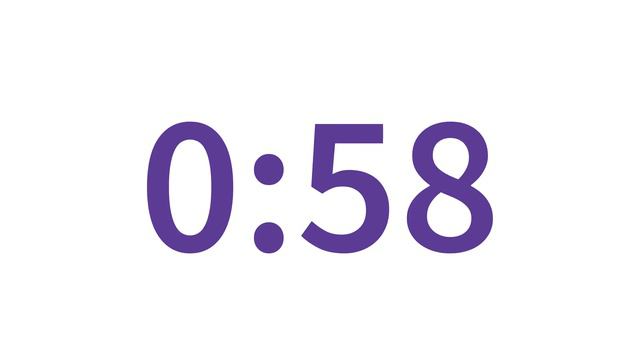 2 minute countdown [silent; purple/white] смотреть онлайн