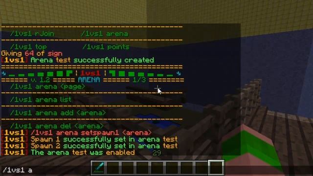 Minecraft Bukkit Plugin - PVP 1VS1 - The safe way to battle смотреть онлайн