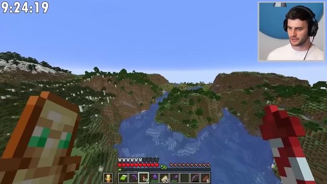 I played Minecraft for 24 Hours STRAIGHT... смотреть онлайн