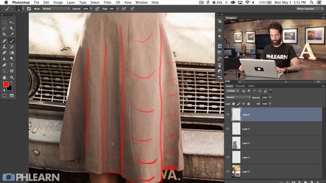 Creating Patterns On Clothing in Photoshop смотреть онлайн
